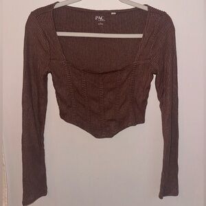 PacSun Cropped Long Sleeve